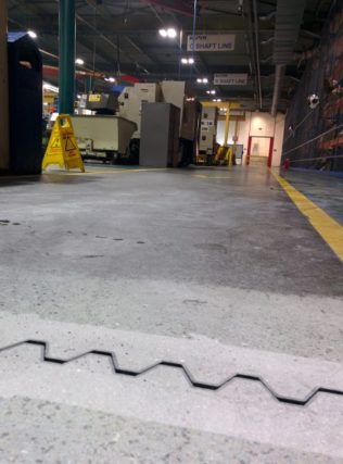 Signature AR concrete floor joint repair