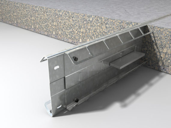 Permaban BetaJoint armoured joint for industrial flooring