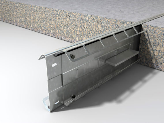 Permaban Eclipse heavy-duty armoured joint for industrial concrete floors
